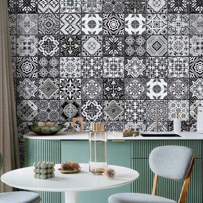 Tapete - Arabesque - Black& White