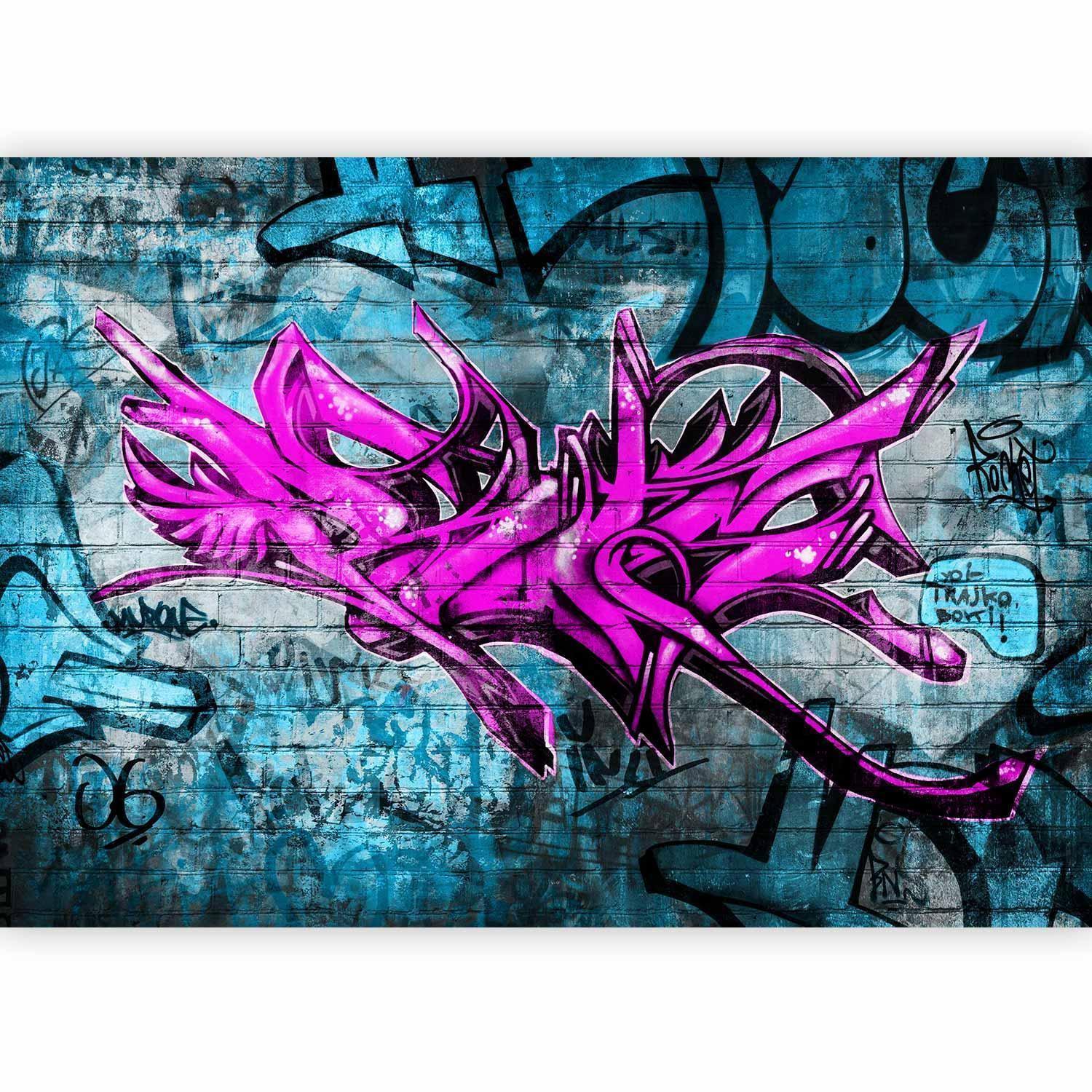 Fototapete - Anonymous graffiti Artgeist