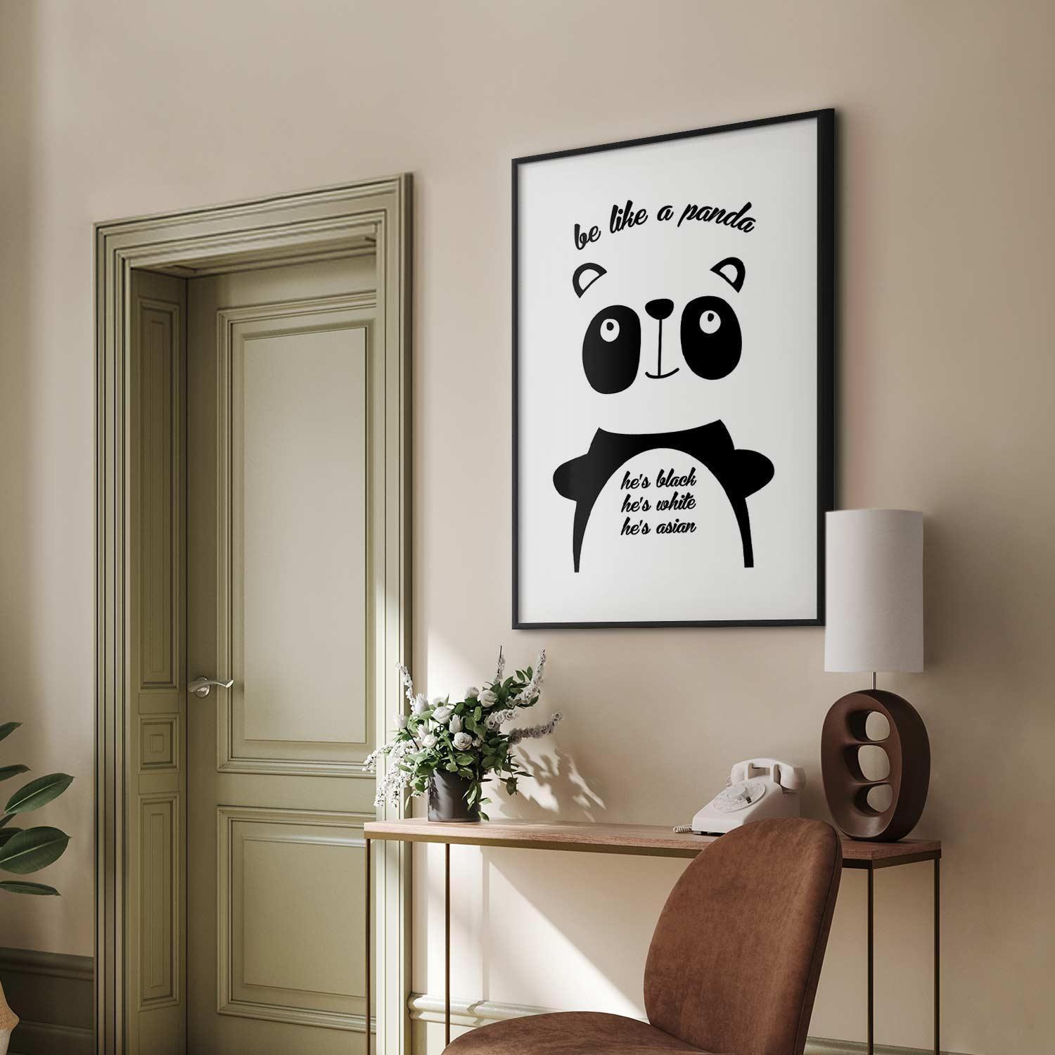 Poster - Be Like a Panda Artgeist