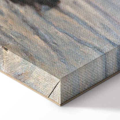 Leinwandbild - Claude Monet – Hauling a Boat Ashore, Honfleur