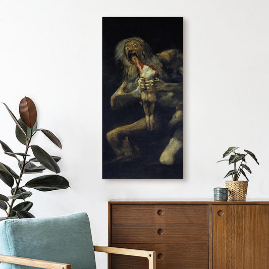 Leinwandbild - Saturn Devouring His Son Artgeist
