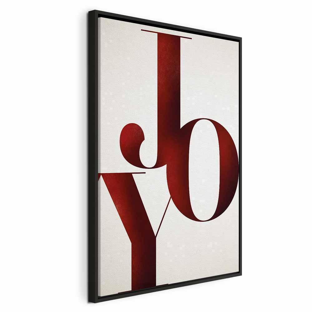 Leinwandbild - Joy (1 Part) Vertical