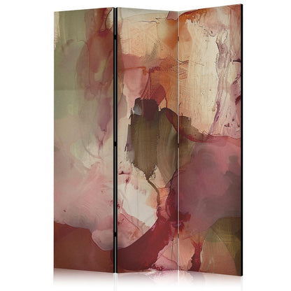 Paravent - Rose Abstraction - Spilled Watercolor Paint in Spring Colors Artgeist