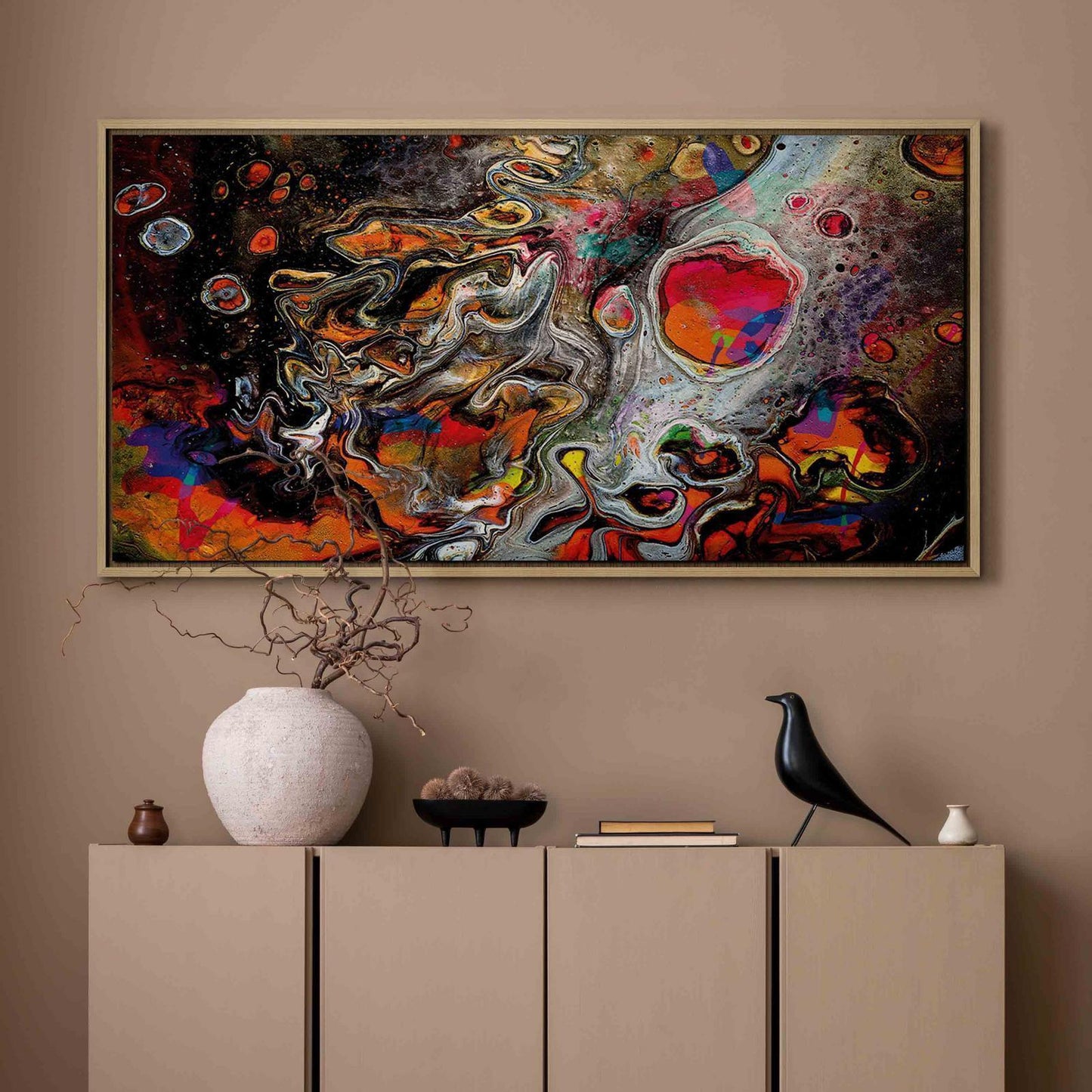 Leinwandbild - Paint Universe (1 Part) Wide