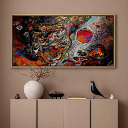 Leinwandbild - Paint Universe (1 Part) Wide