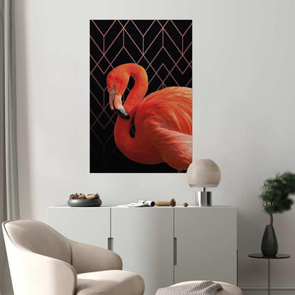 Poster - Flamingo Solo Artgeist