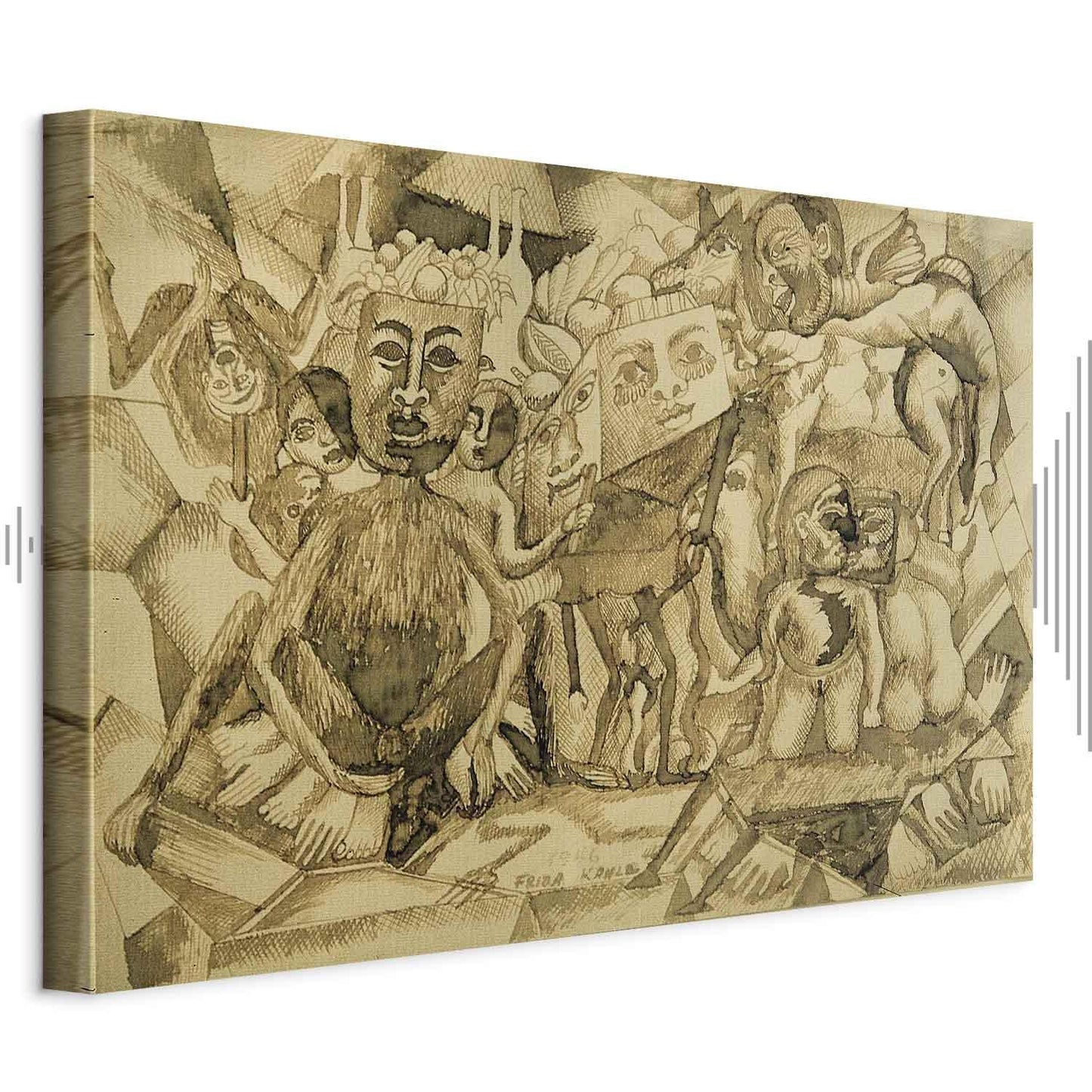 Leinwandbild - Frida Kahlo – Karma