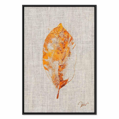 Leinwandbild - Golden Flora (1 Part) Vertical