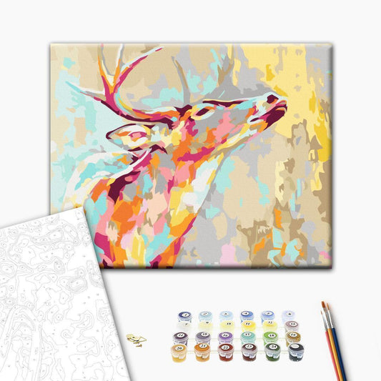 Malen nach Zahlen - Proud Deer