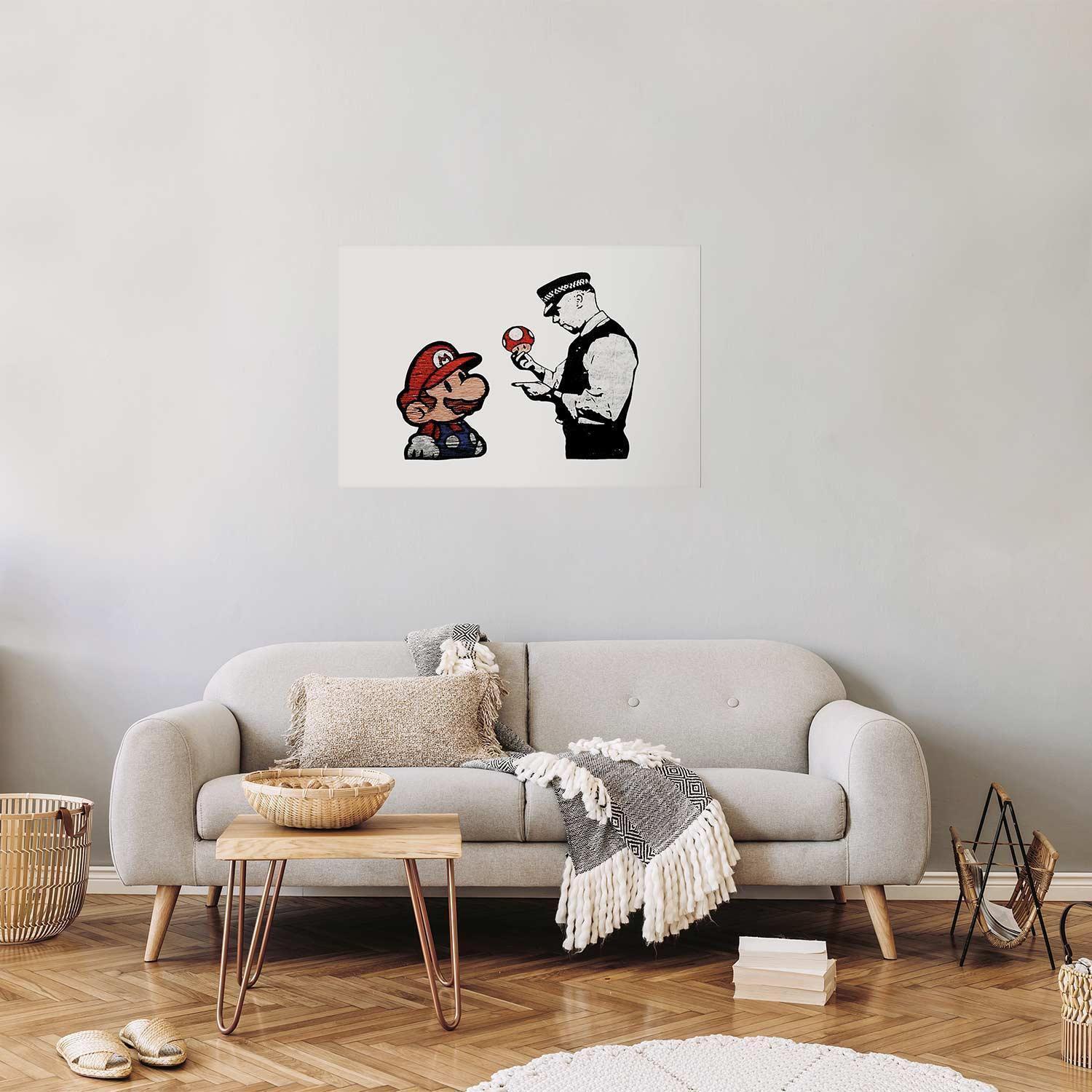 Poster - Banksy: Mushroom Picker Artgeist