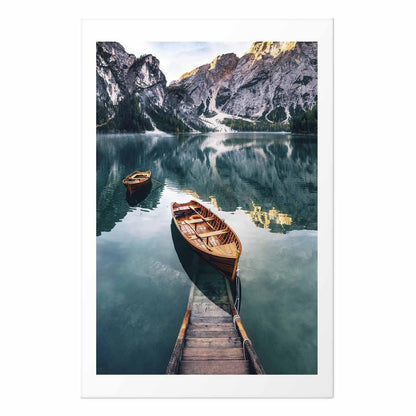 Poster - Boats in the Dolomites