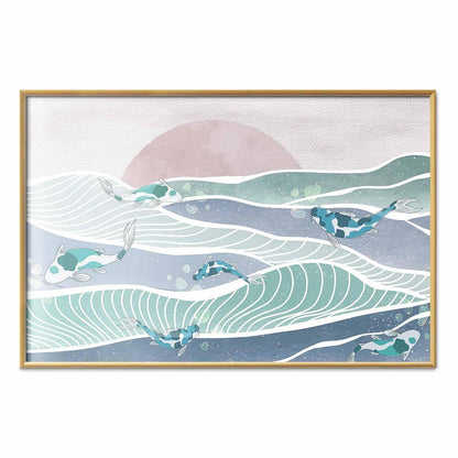 Poster - Fish on the Waves