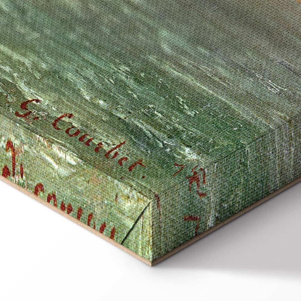 Leinwandbild - Gustave Courbet -Chillon Castle