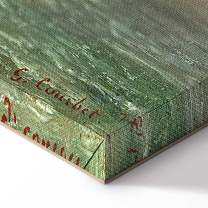 Leinwandbild - Gustave Courbet -Chillon Castle