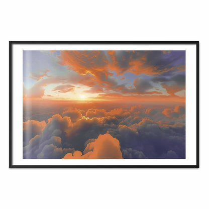 Poster - When Dawn Tickles the Clouds: A Color Show on the Morning Sky