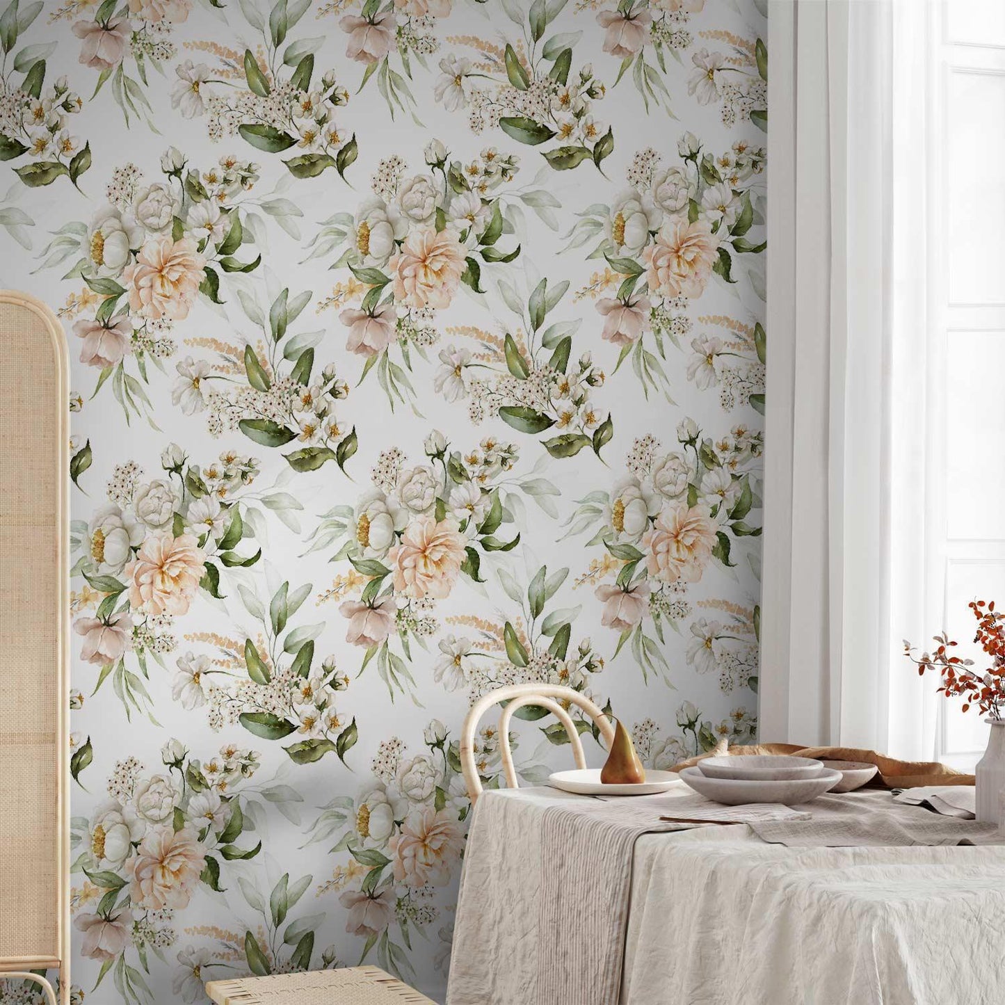 Tapete - Flowers in the Clouds