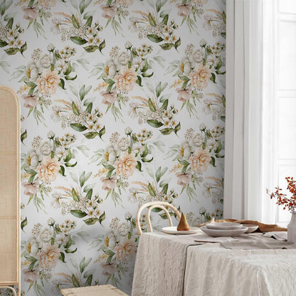 Tapete - Flowers in the Clouds