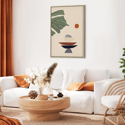 Leinwandbild - On the Sunny Terrace (1 Part) Vertical