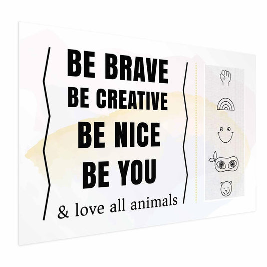 Poster - Be Yourself Artgeist