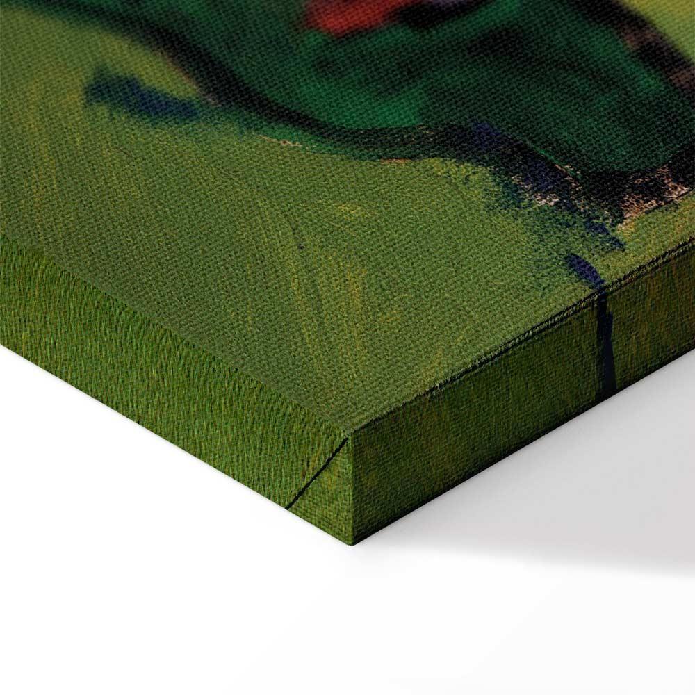 Leinwandbild - August Macke – Staudacherhaus in Tegernsee