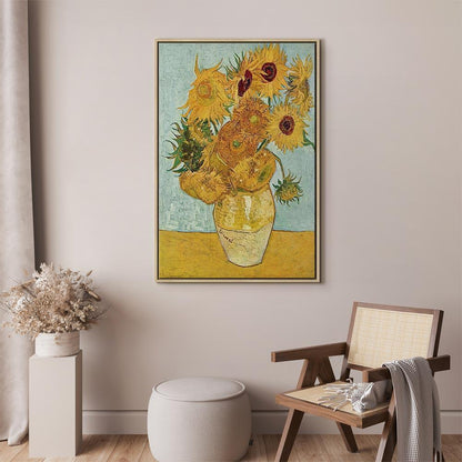 Leinwandbild - Vincent van Gogh – Still Life: A Vase With Twelve Sunflowers III