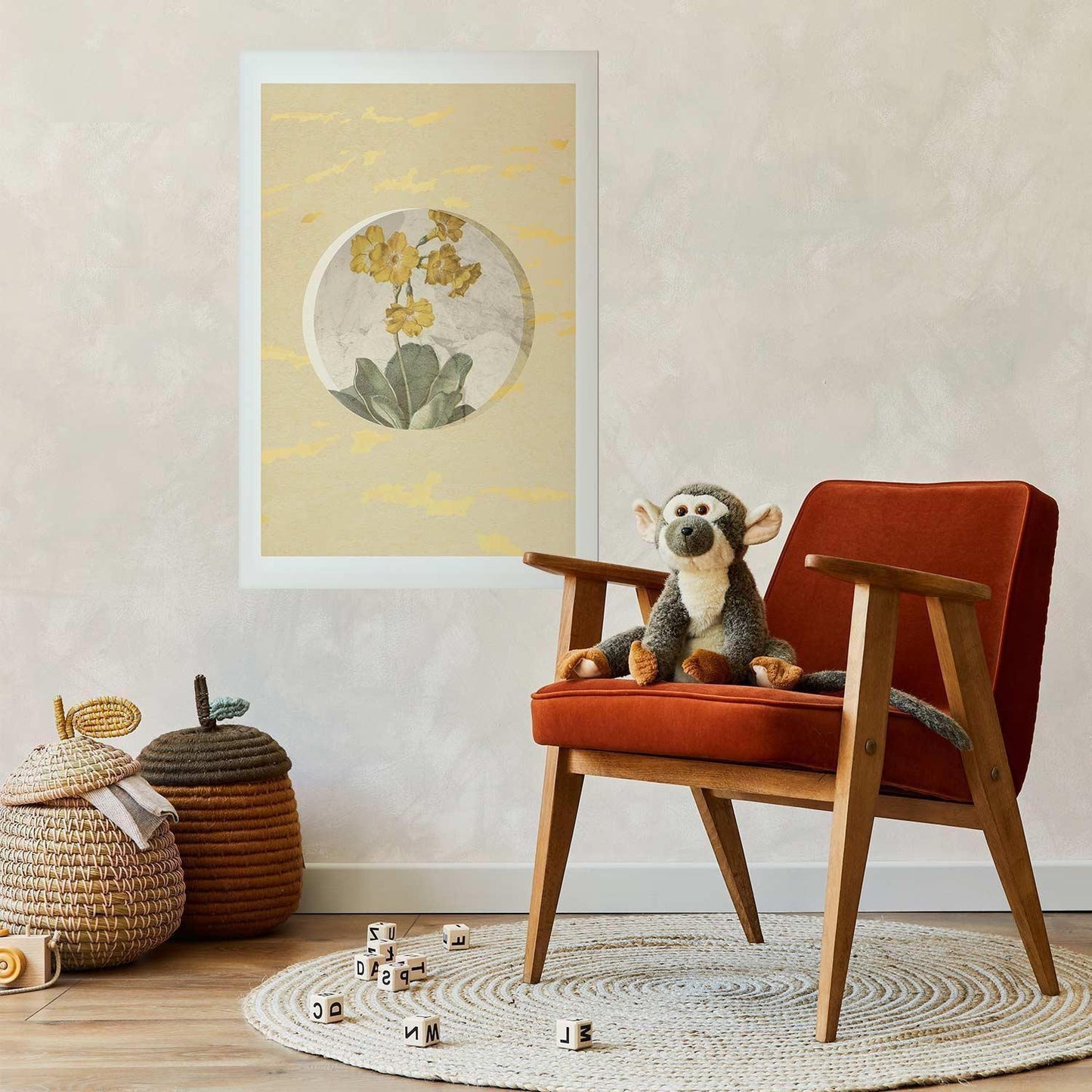 Poster - Flower in a Circle Artgeist