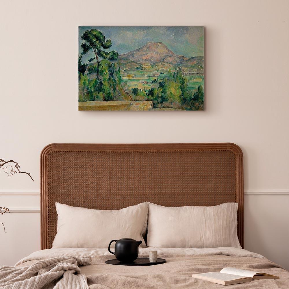 Leinwandbild - Paul Cézanne – Mount Saint Victoria