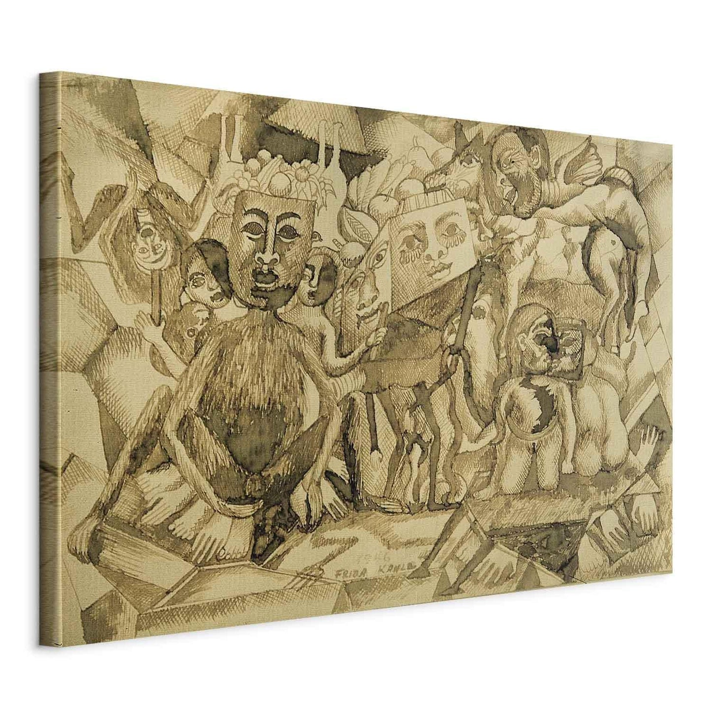 Leinwandbild - Frida Kahlo – Karma