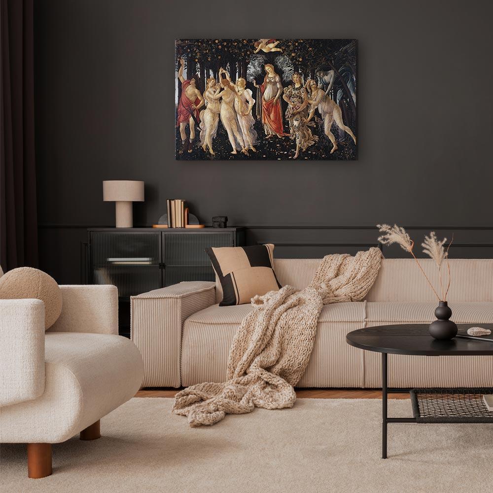 Leinwandbild - Sandro Botticelli – Primavera