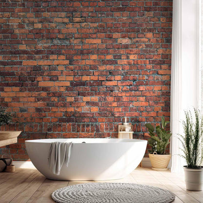 Fototapete - Vintage Wall (Red Brick)