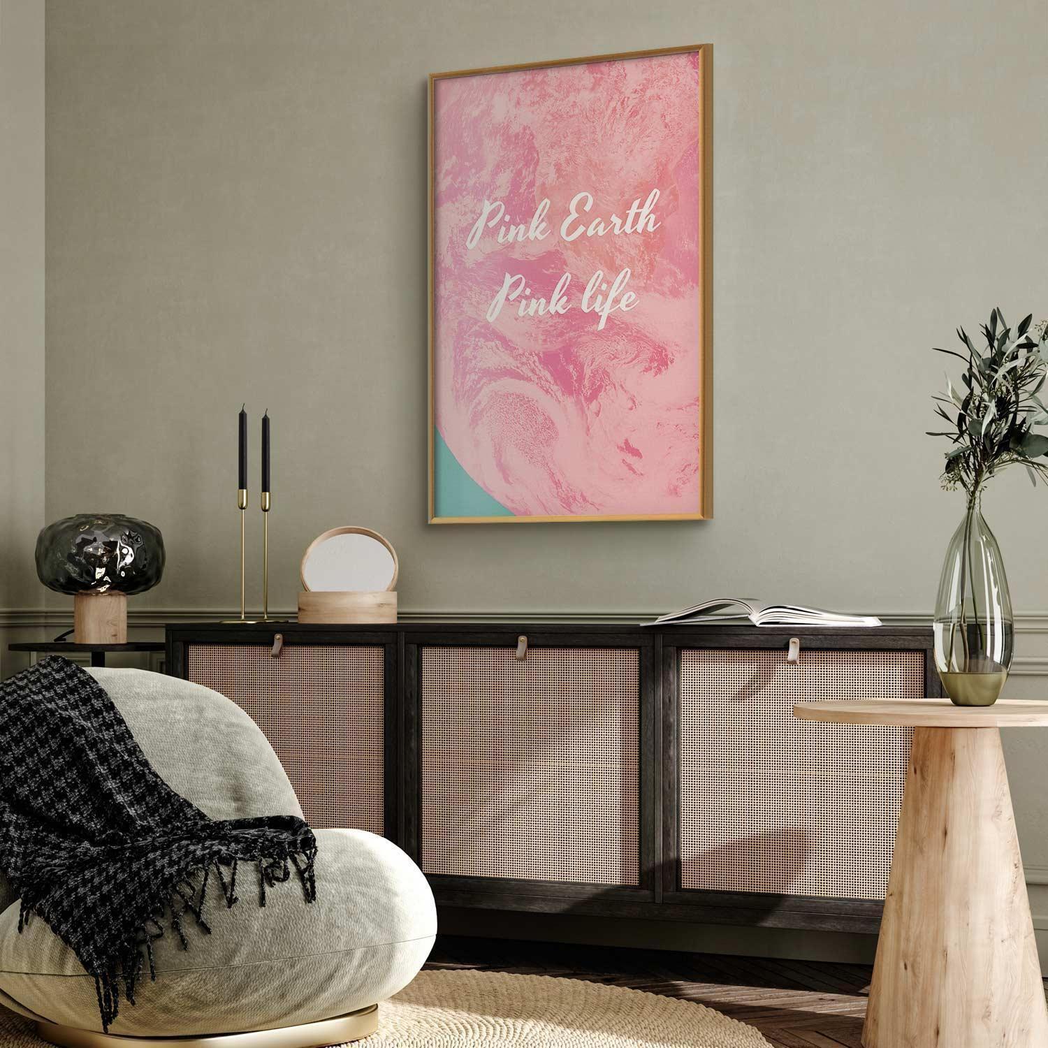 Poster - Pink Earth, Pink Life Artgeist