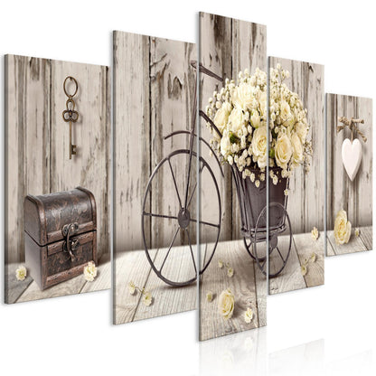 Leinwandbild - Secret Bouquet (5 Parts) Wide