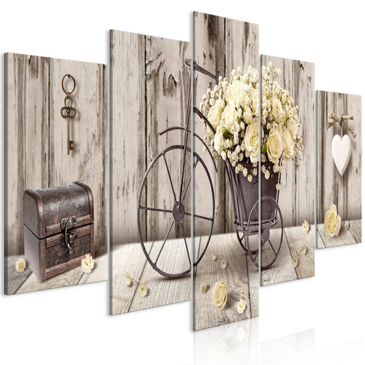 Leinwandbild - Secret Bouquet (5 Parts) Wide