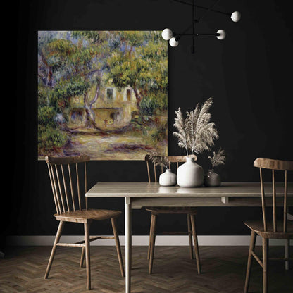 Leinwandbild - The Farm at Les Collettes (Pierre-Auguste Renoir) Artgeist