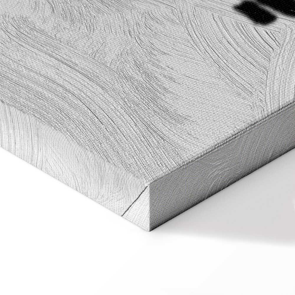 Leinwandbild - Contrast Duel (1-part) - Banksy on Mural with Mona Lisa