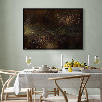 Leinwandbild - Golden Constellation (1 Part) Wide