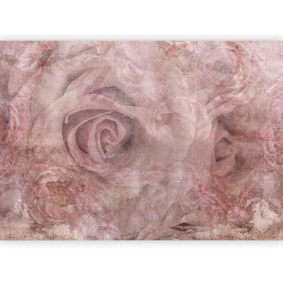 Fototapete Pink Thoughts – Sanfte Wanddekoration in Rosa