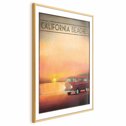 Poster - California Beaches Artgeist
