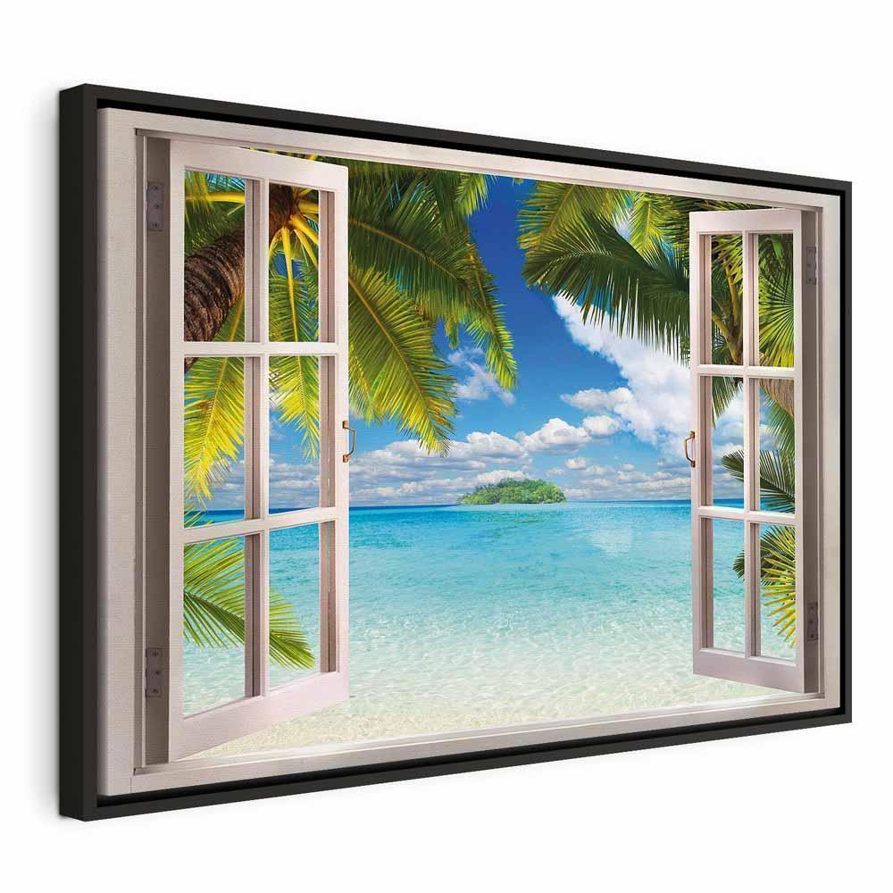 Leinwandbild - Window: Sea View