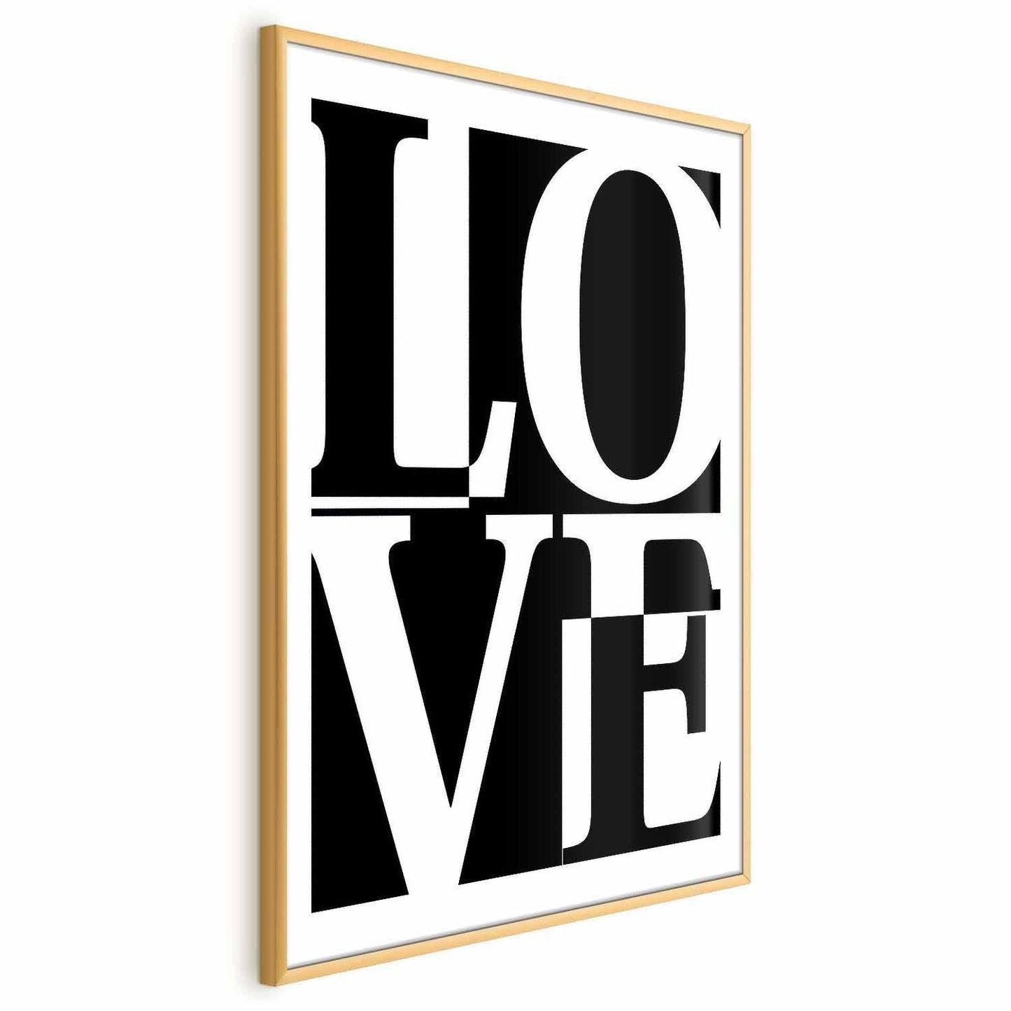 Poster - Black-and-White Love Artgeist