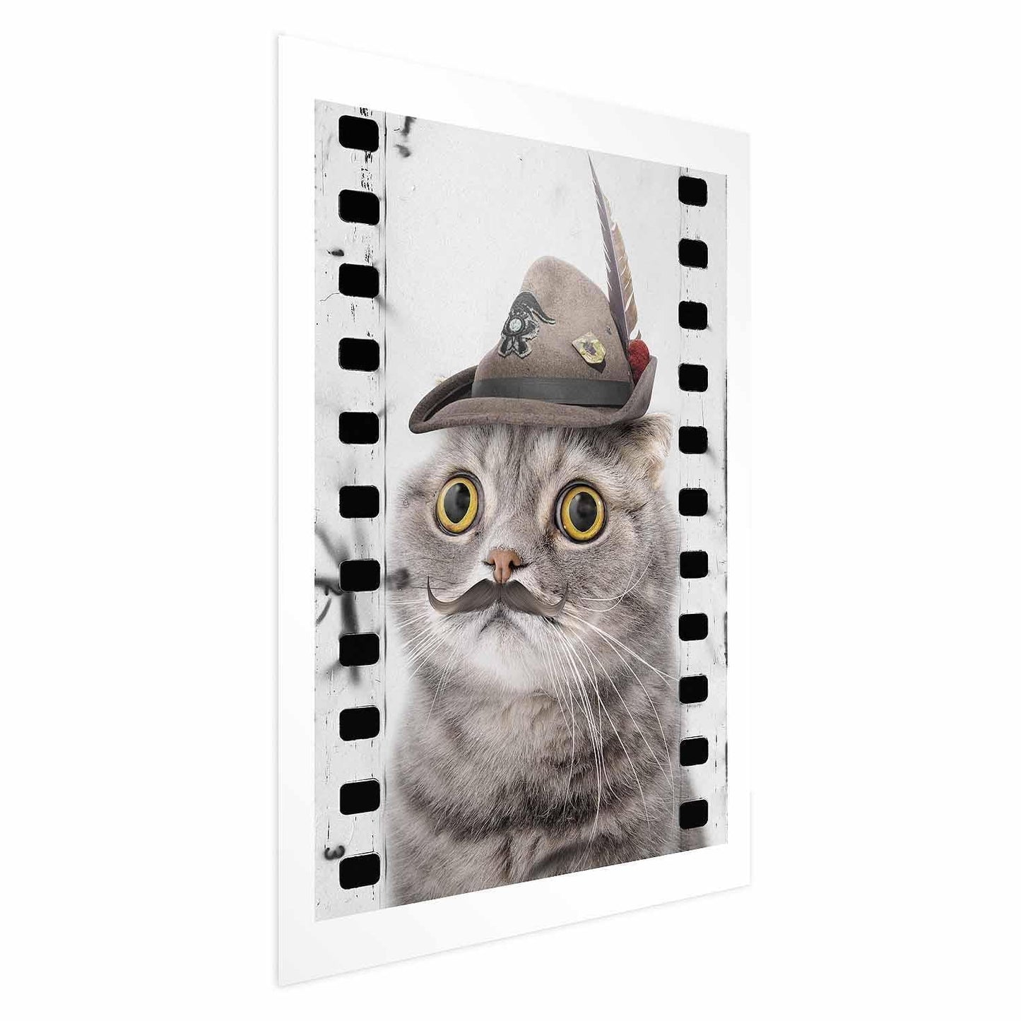 Poster - Cat in a Hat Artgeist