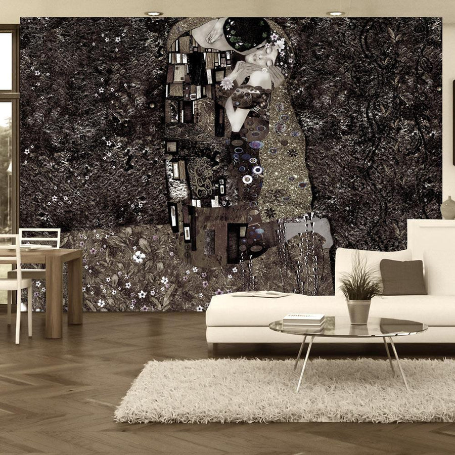 Fototapete Klimt Inspiration – Zarte Goldtöne im Jugendstil