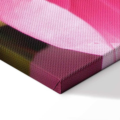 Leinwandbild - Blossom of Beauty (1-part) - Pink Peony Flower Embraced by Nature