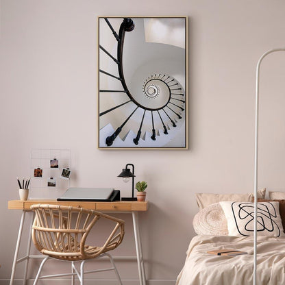 Leinwandbild - Endless Stairs (1 Part) Vertical