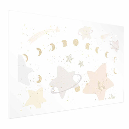 Poster - Moon and Stars