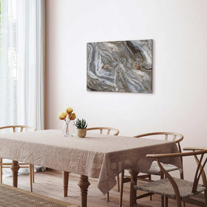 Leinwandbild - Stone abstractions – marble structures in neutral shades