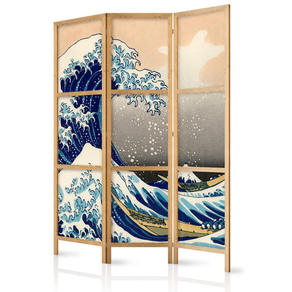 Japanischer Paravent - Great Wave in Kanagawa I Artgeist