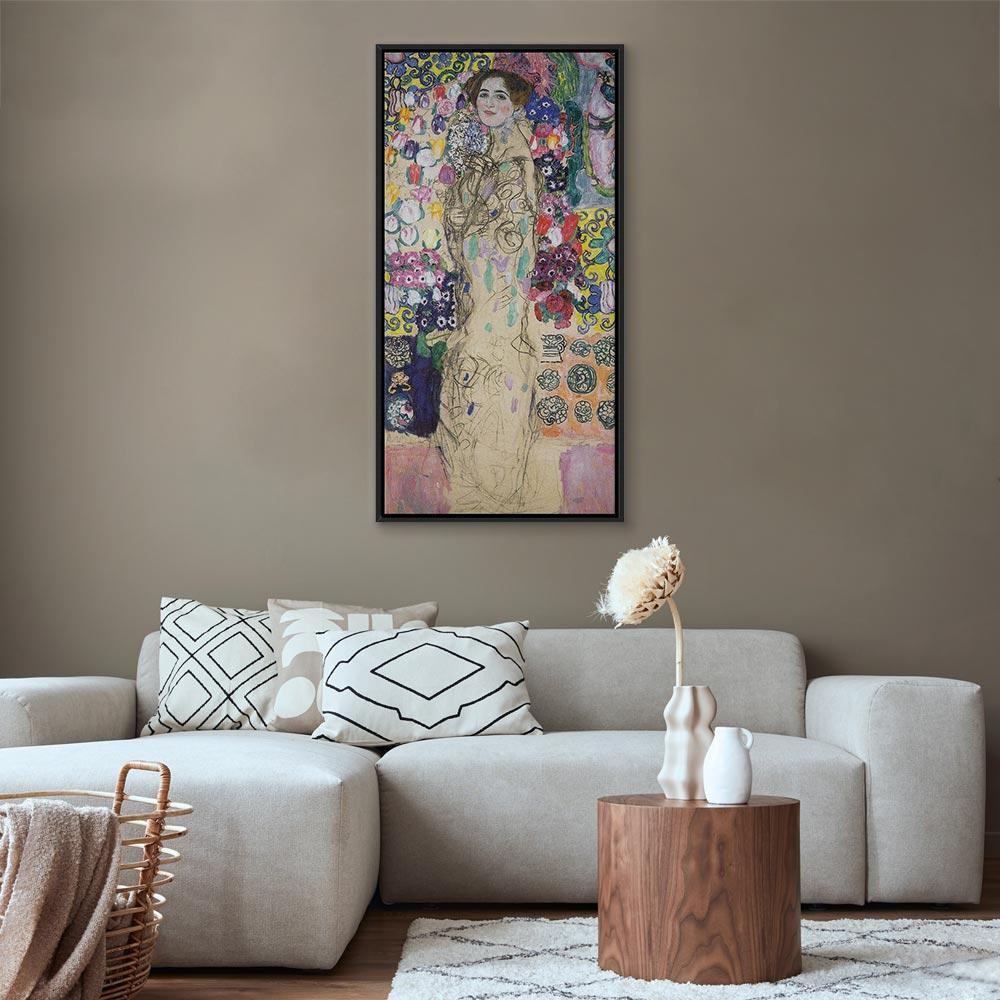 Leinwandbild - Gustav Klimt – Portrait of Maria Munk