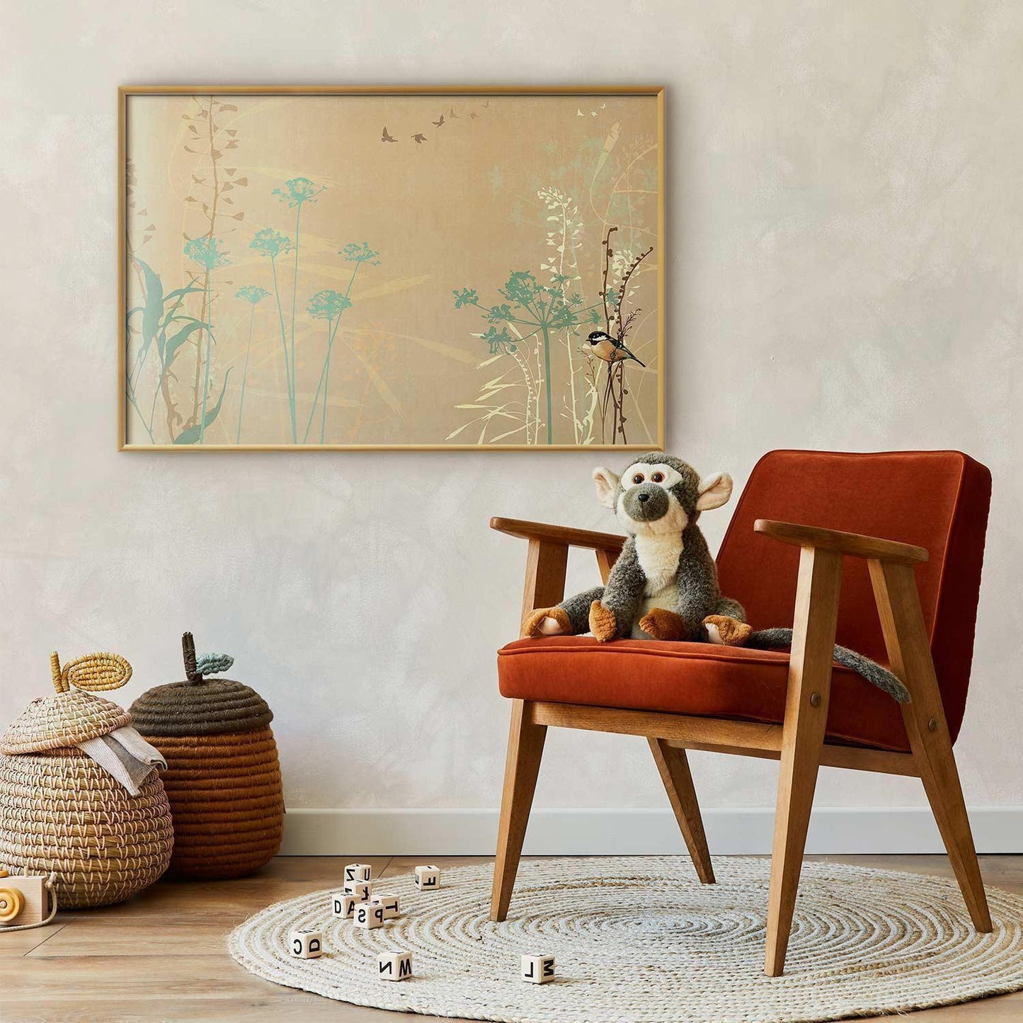 Poster - Bird on a Meadow