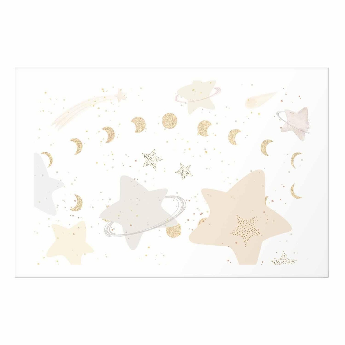 Poster - Moon and Stars